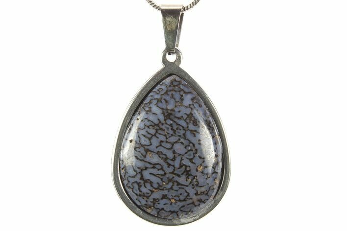 Dinosaur Bone (Gembone) Pendant - Includes Chain #327643